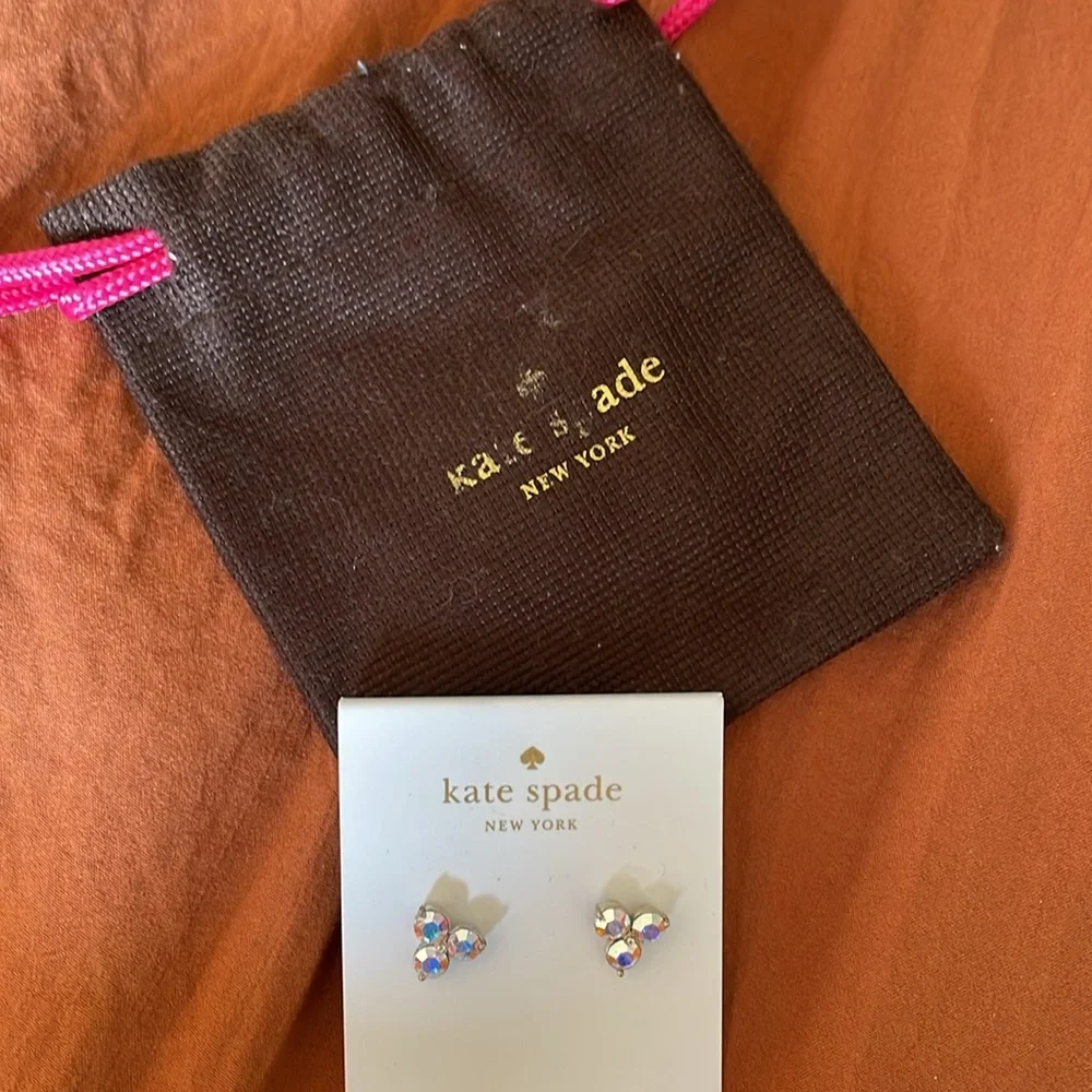 Kate spade iridescent stud earrings